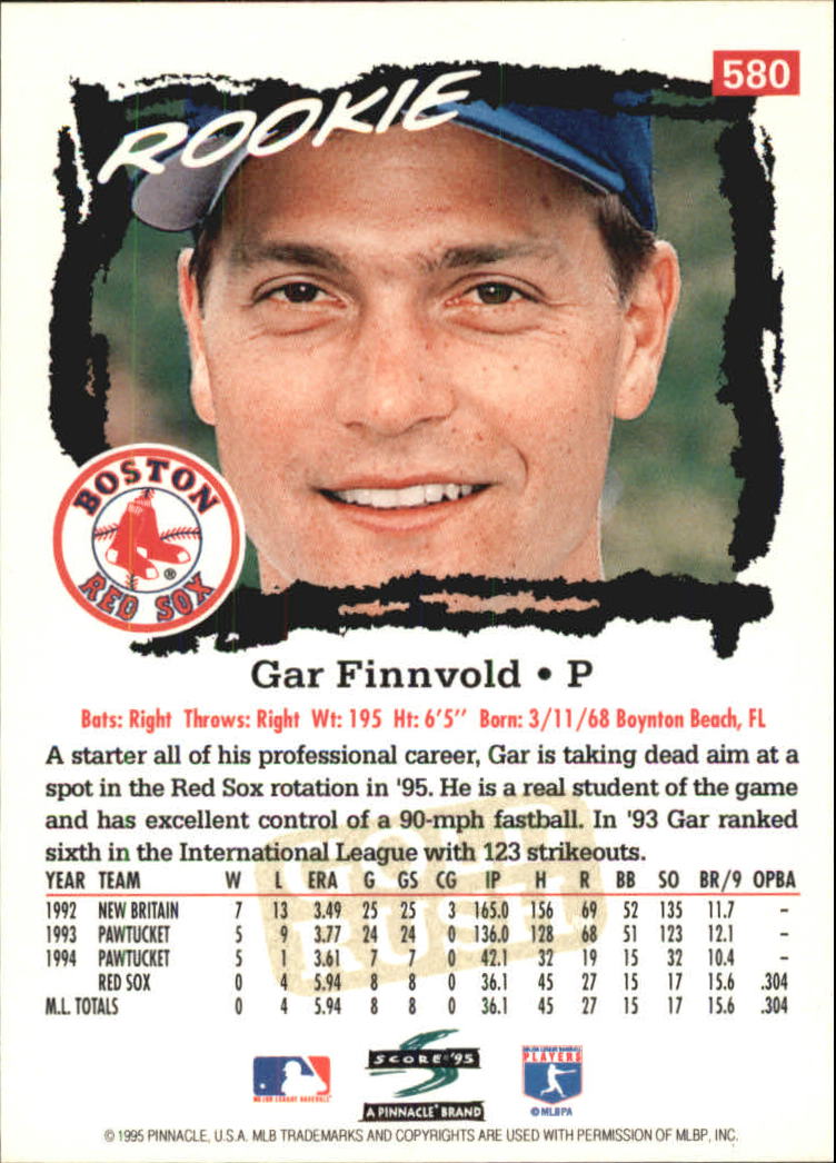 A3951- 1995 Score Gold Rush Baseball Cards 501-605 -You Pick- 15+ FREE US SHIP - Picture 108 of 190