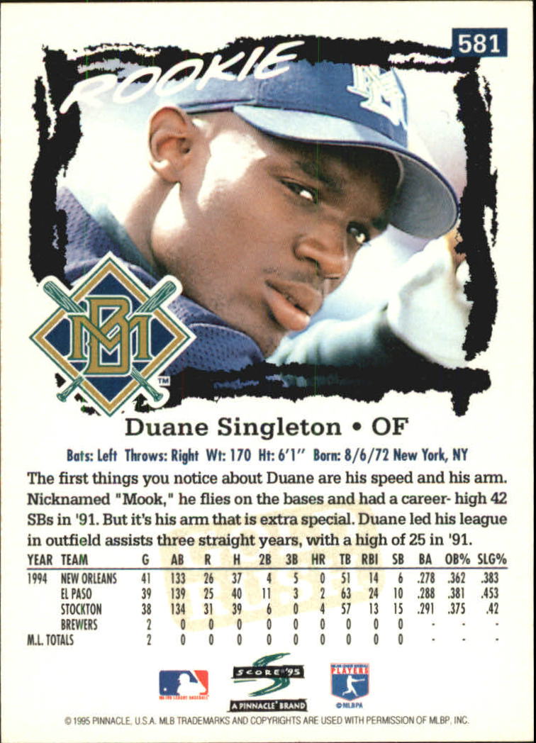 A3951- 1995 Score Gold Rush Baseball Cards 501-605 -You Pick- 15+ FREE US SHIP - Picture 110 of 190