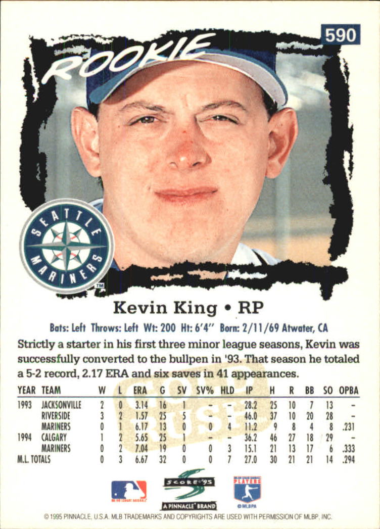 A3951- 1995 Score Gold Rush Baseball Cards 501-605 -You Pick- 15+ FREE US SHIP - Picture 126 of 190