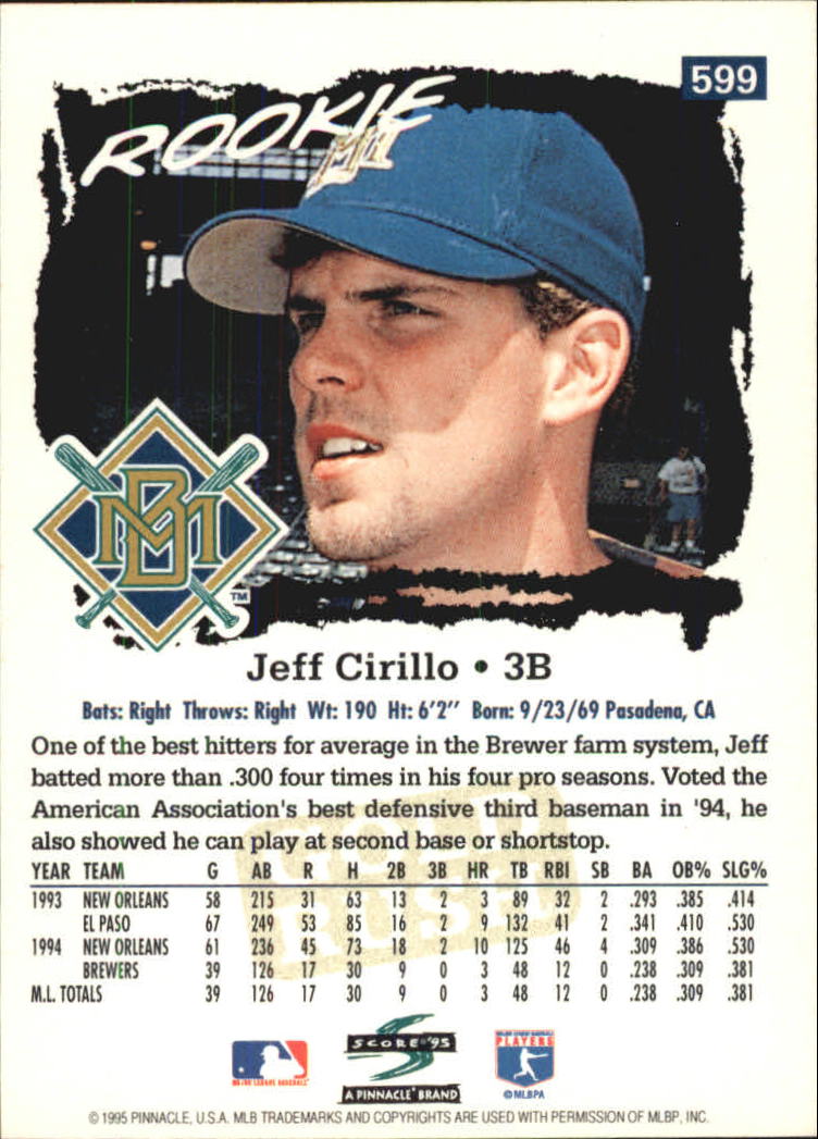 A3951- 1995 Score Gold Rush Baseball Cards 501-605 -You Pick- 15+ FREE US SHIP - Picture 140 of 190