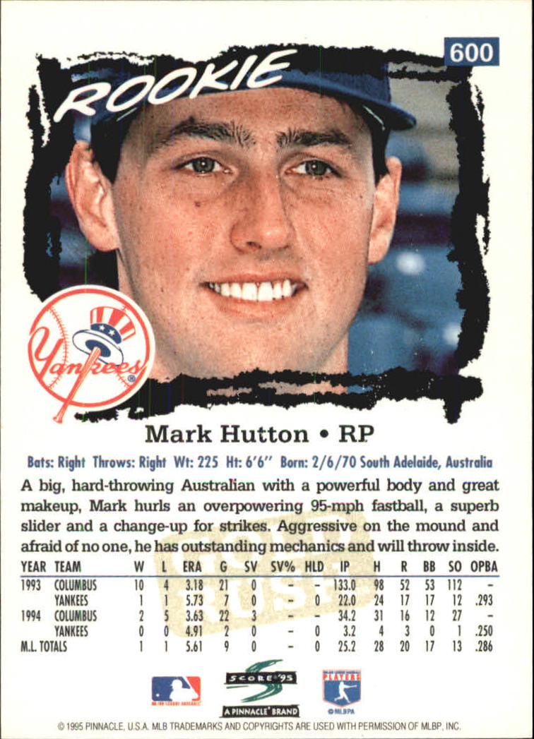 A3951- 1995 Score Gold Rush Baseball Cards 501-605 -You Pick- 15+ FREE US SHIP - Picture 142 of 190