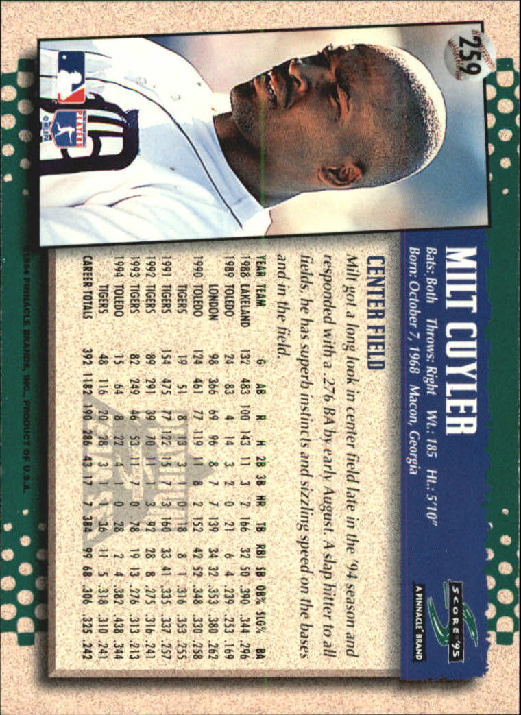 B1437- 1995 Score Platinum Team Sets BB #s 251-500 -You Pick- 15+ FREE US SHIP - Picture 15 of 419
