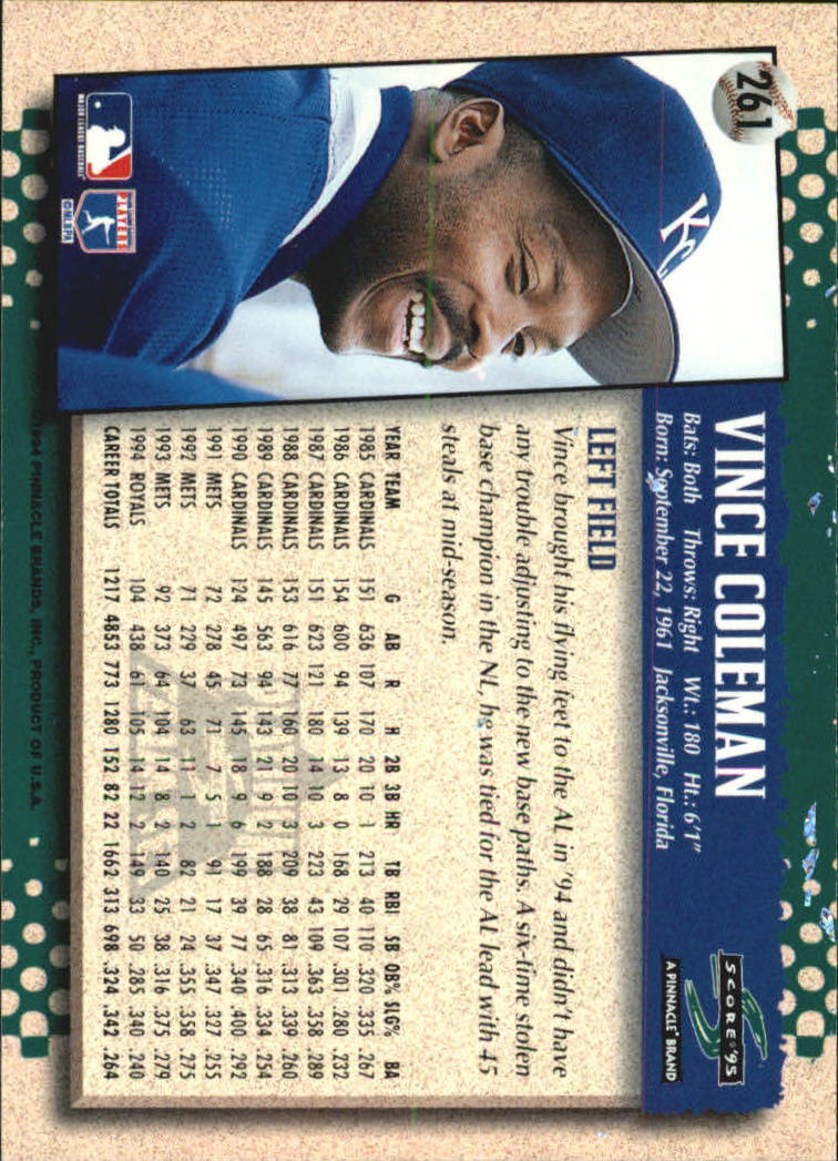 B1437- 1995 Score Platinum Team Sets BB #s 251-500 -You Pick- 15+ FREE US SHIP - Picture 19 of 419