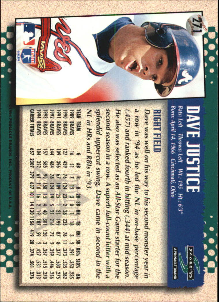 B1437- 1995 Score Platinum Team Sets BB #s 251-500 -You Pick- 15+ FREE US SHIP - Picture 35 of 419