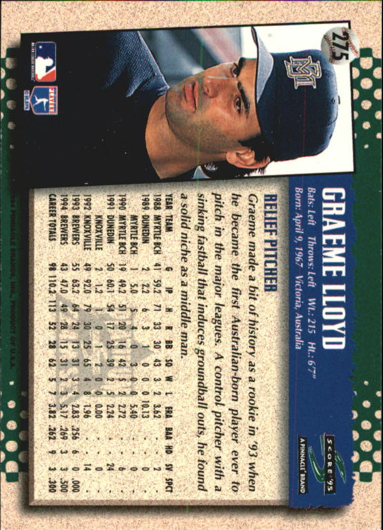 B1437- 1995 Score Platinum Team Sets BB #s 251-500 -You Pick- 15+ FREE US SHIP - Picture 43 of 419