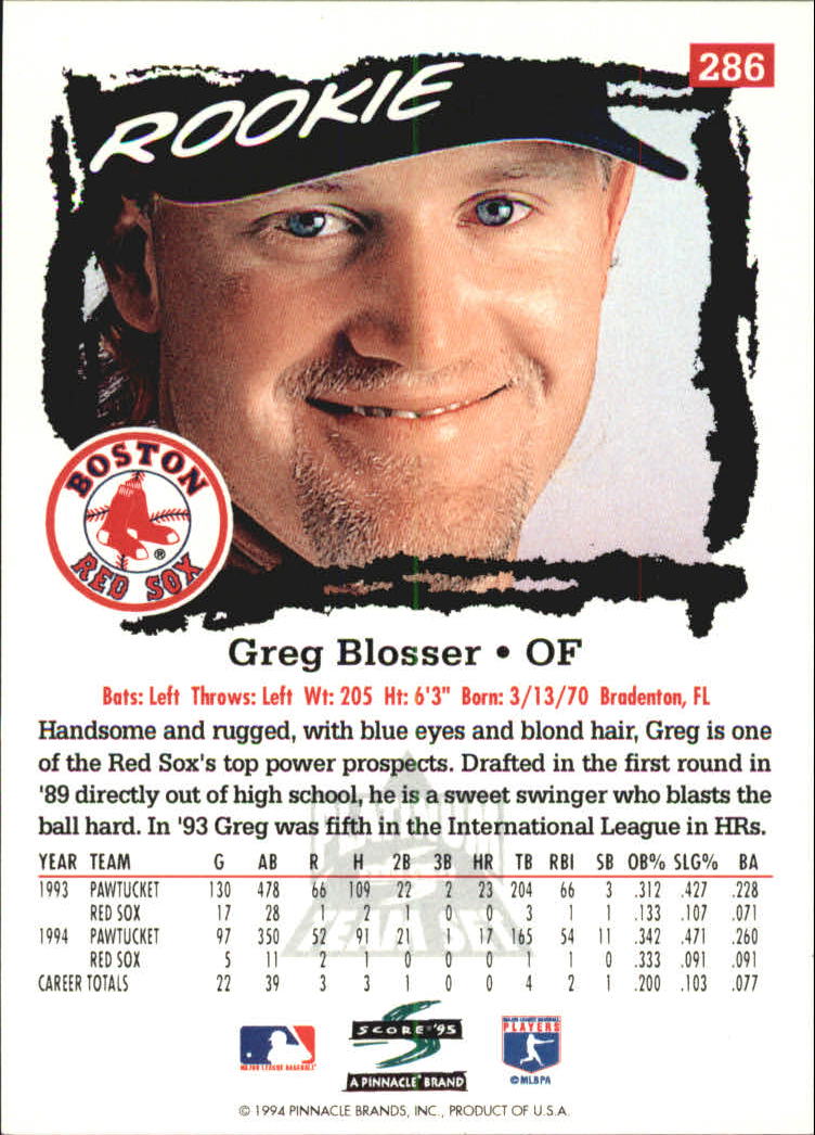 B1437- 1995 Score Platinum Team Sets BB #s 251-500 -You Pick- 15+ FREE US SHIP - Picture 65 of 419