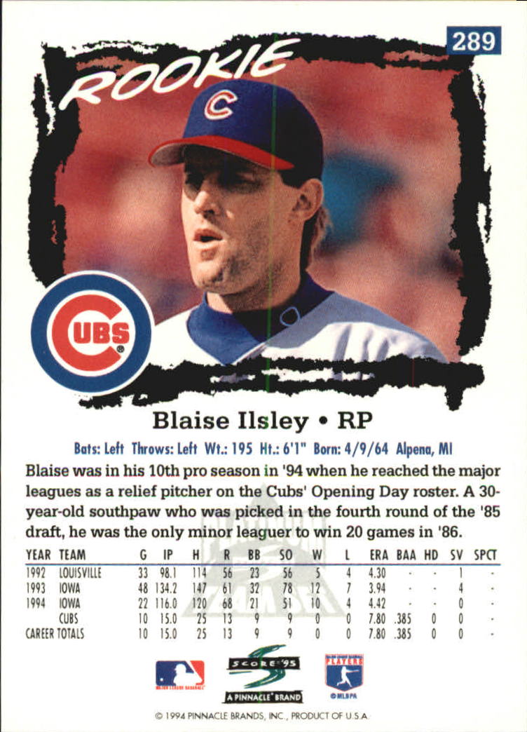 B1437- 1995 Score Platinum Team Sets BB #s 251-500 -You Pick- 15+ FREE US SHIP - Picture 71 of 419