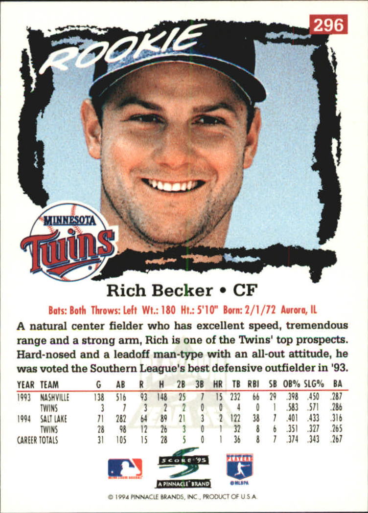 B1437- 1995 Score Platinum Team Sets BB #s 251-500 -You Pick- 15+ FREE US SHIP - Picture 85 of 419