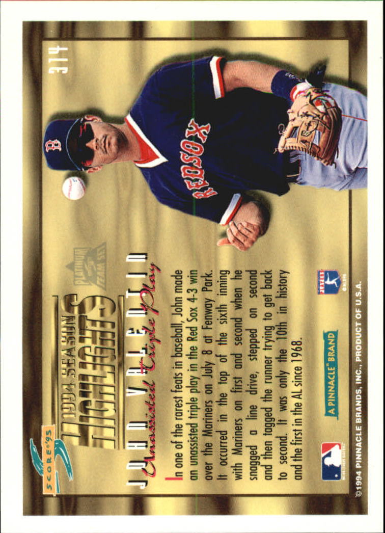 B1437- 1995 Score Platinum Team Sets BB #s 251-500 -You Pick- 15+ FREE US SHIP - Picture 119 of 419