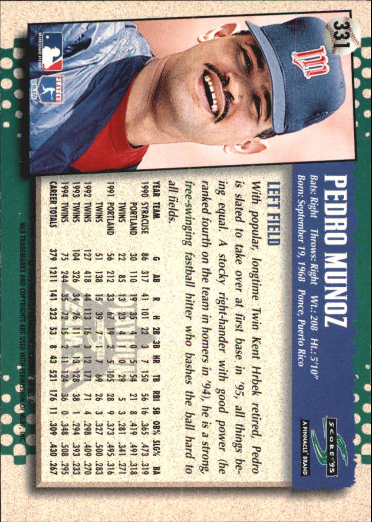 B1437- 1995 Score Platinum Team Sets BB #s 251-500 -You Pick- 15+ FREE US SHIP - Picture 125 of 419