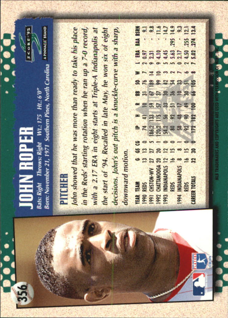 B1437- 1995 Score Platinum Team Sets BB #s 251-500 -You Pick- 15+ FREE US SHIP - Picture 161 of 419