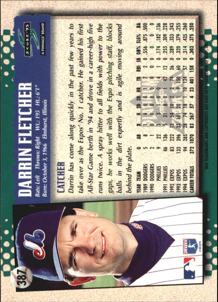 B1437- 1995 Score Platinum Team Sets BB #s 251-500 -You Pick- 15+ FREE US SHIP - Picture 213 of 419
