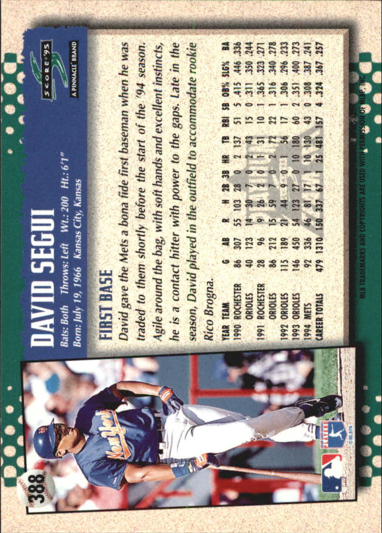 B1437- 1995 Score Platinum Team Sets BB #s 251-500 -You Pick- 15+ FREE US SHIP - Picture 215 of 419