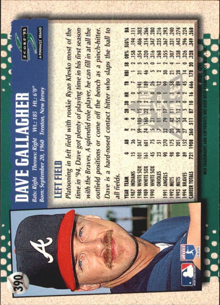 B1437- 1995 Score Platinum Team Sets BB #s 251-500 -You Pick- 15+ FREE US SHIP - Picture 219 of 419