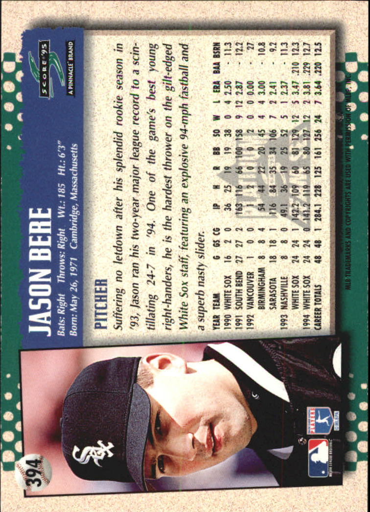 B1437- 1995 Score Platinum Team Sets BB #s 251-500 -You Pick- 15+ FREE US SHIP - Picture 227 of 419