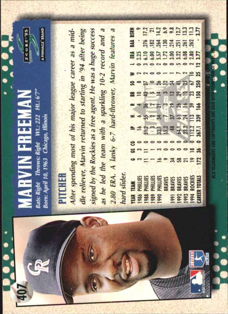 B1437- 1995 Score Platinum Team Sets BB #s 251-500 -You Pick- 15+ FREE US SHIP - Picture 251 of 419
