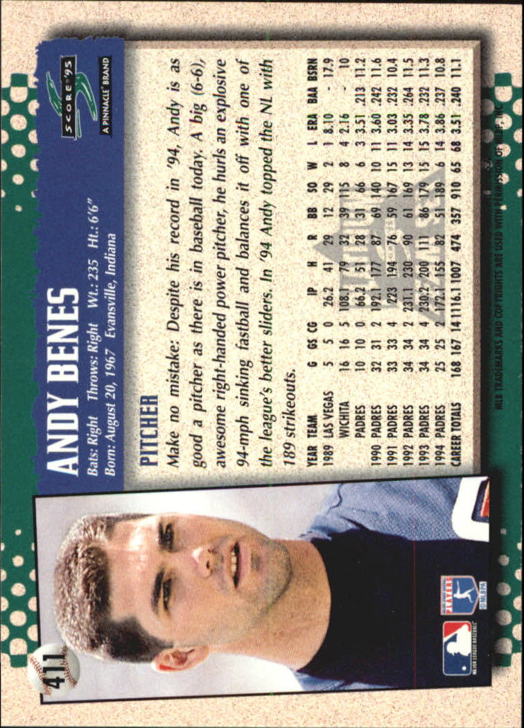 B1437- 1995 Score Platinum Team Sets BB #s 251-500 -You Pick- 15+ FREE US SHIP - Picture 257 of 419