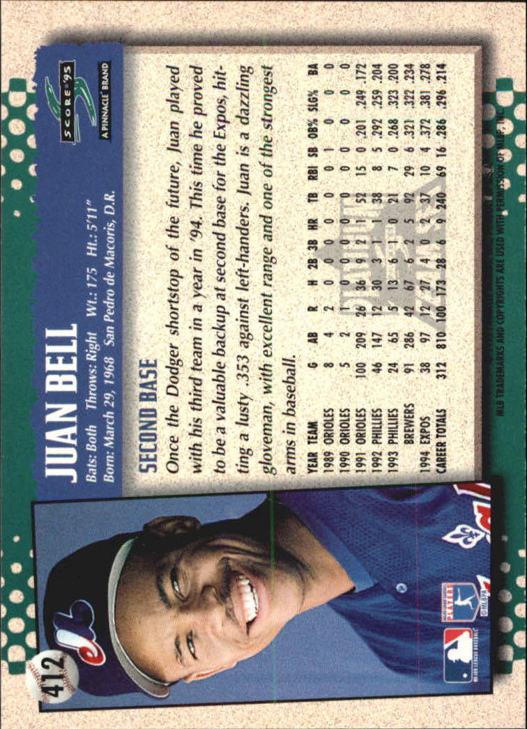 B1437- 1995 Score Platinum Team Sets BB #s 251-500 -You Pick- 15+ FREE US SHIP - Picture 259 of 419