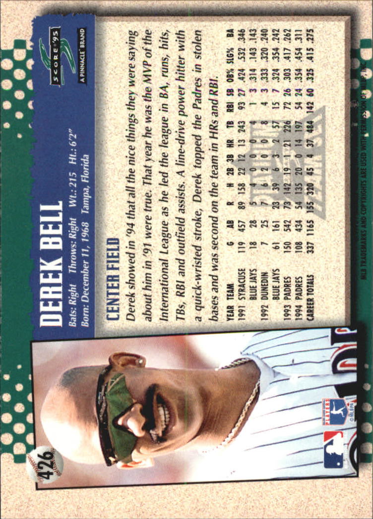 B1437- 1995 Score Platinum Team Sets BB #s 251-500 -You Pick- 15+ FREE US SHIP - Picture 283 of 419