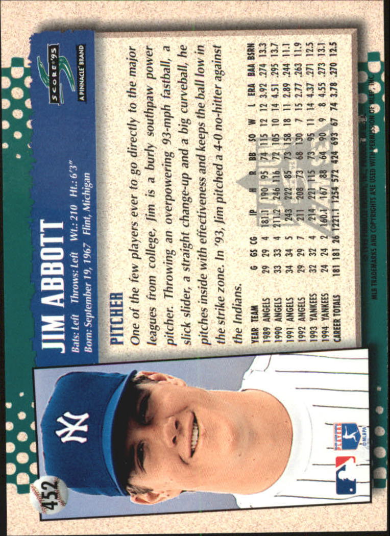B1437- 1995 Score Platinum Team Sets BB #s 251-500 -You Pick- 15+ FREE US SHIP - Picture 329 of 419