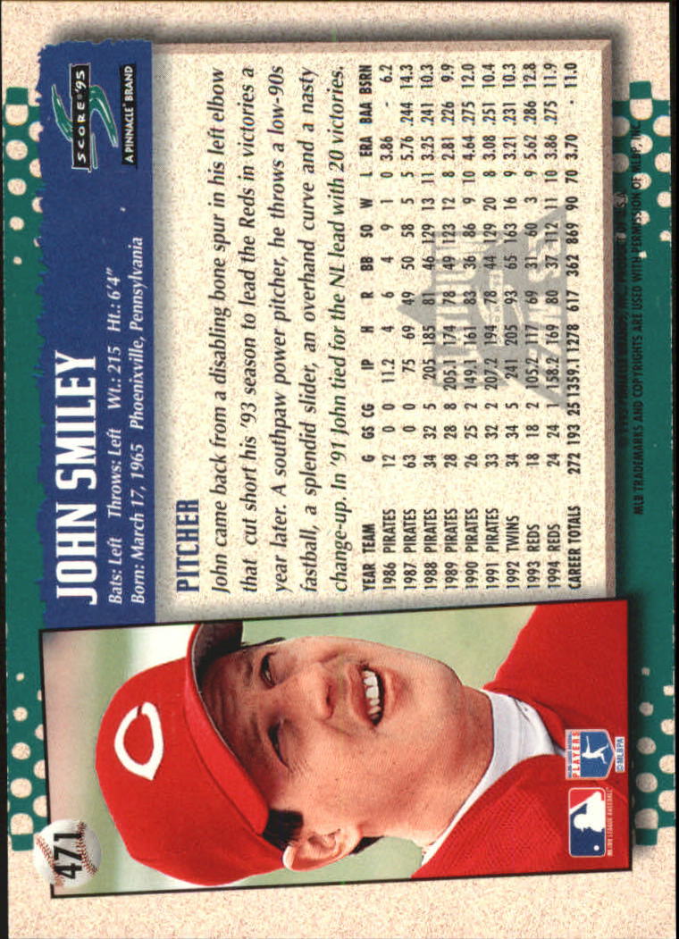 B1437- 1995 Score Platinum Team Sets BB #s 251-500 -You Pick- 15+ FREE US SHIP - Picture 363 of 419