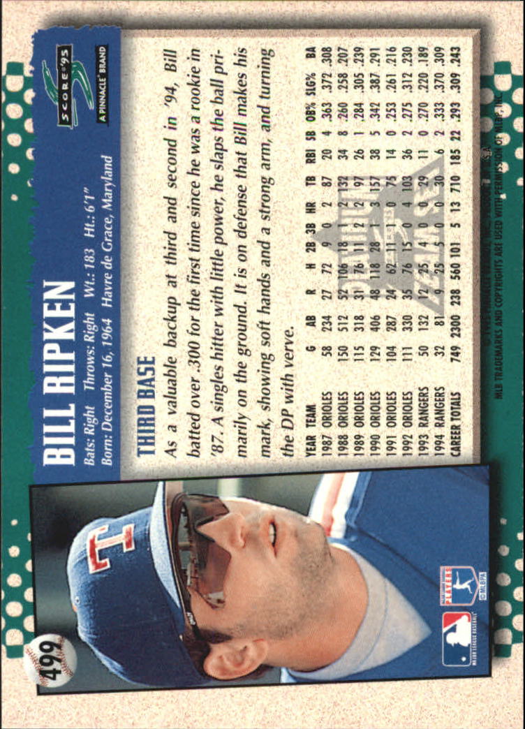 B1437- 1995 Score Platinum Team Sets BB #s 251-500 -You Pick- 15+ FREE US SHIP - Picture 415 of 419
