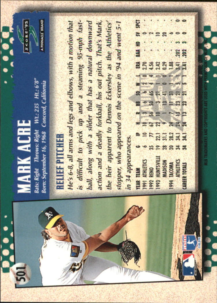 B1437- 1995 Score Platinum Team Sets BB #s 501-601 -You Pick- 15+ FREE US SHIP - Picture 3 of 177