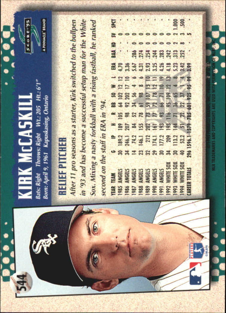 B1437- 1995 Score Platinum Team Sets BB #s 501-601 -You Pick- 15+ FREE US SHIP - Picture 85 of 177