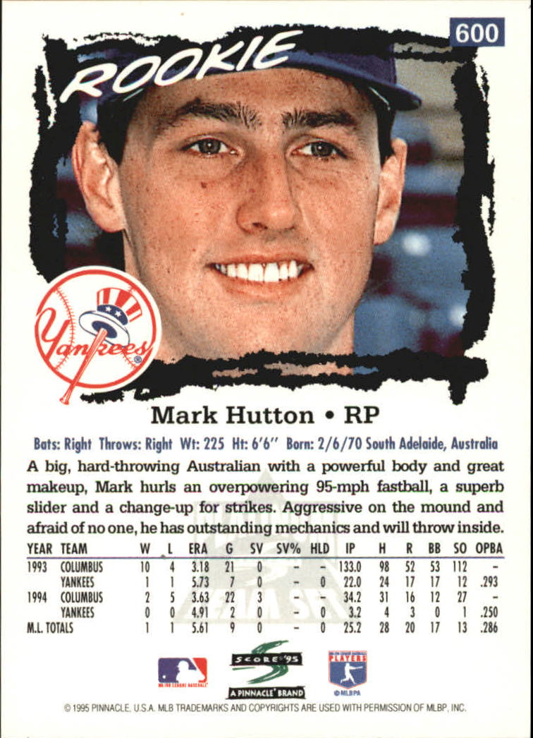 B1437- 1995 Score Platinum Team Sets BB #s 501-601 -You Pick- 15+ FREE US SHIP - Picture 175 of 177