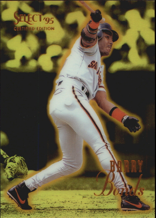 1995 Select Certified Mirror Gold #1 Barry Bonds