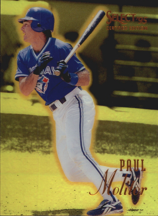 1995 Select Certified (Pinnacle) Baseball "Mirror Gold" Parallel Cards - Picture 4 of 17