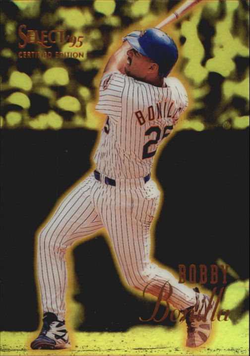 1995 Select Certified (Pinnacle) Baseball "Mirror Gold" Parallel Cards - Picture 8 of 17
