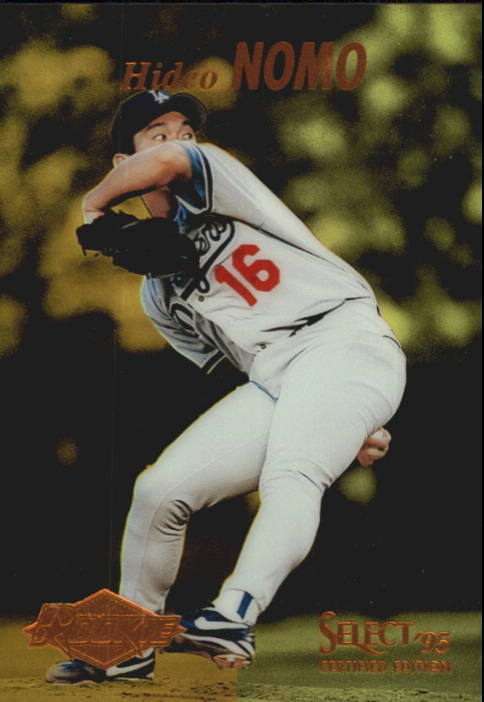 1995 Select Certified Mirror Gold #98 Hideo Nomo