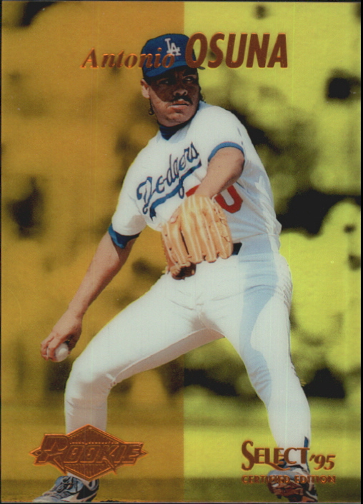 1995 Select Certified (Pinnacle) Baseball "Mirror Gold" Parallel Cards - Picture 16 of 17