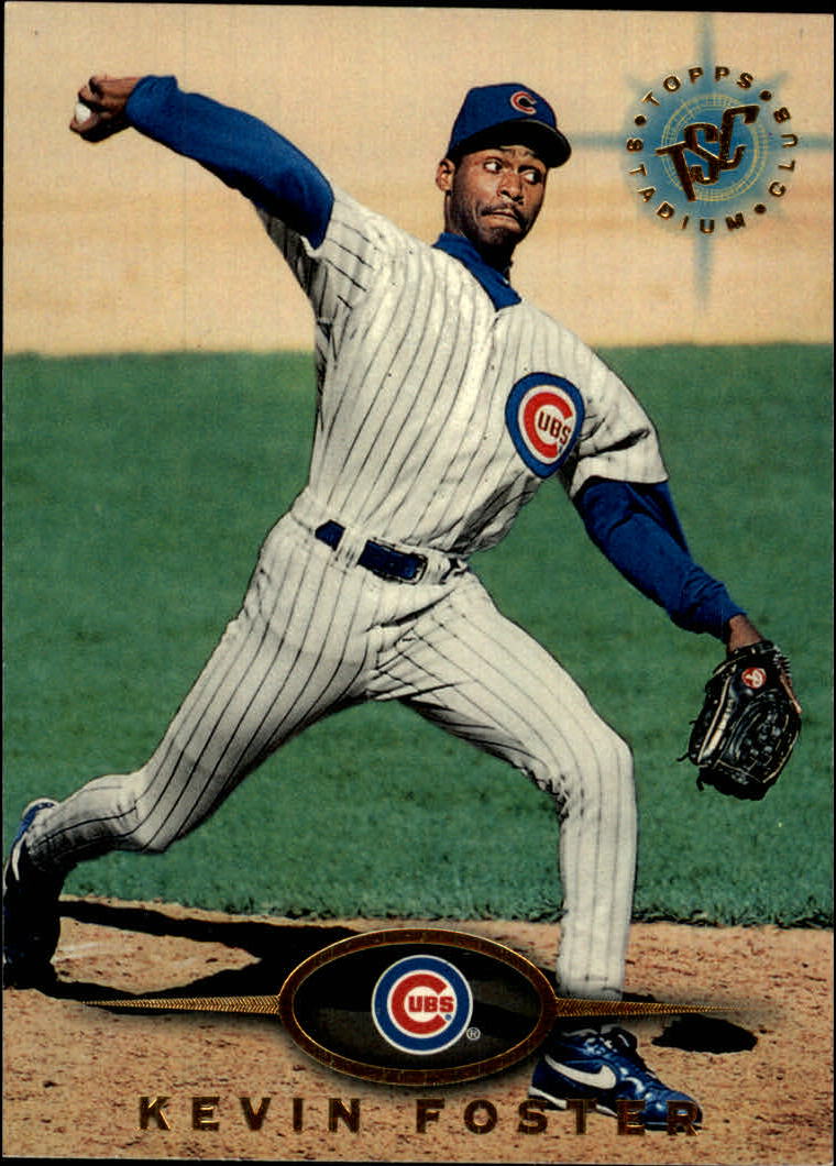 1995 Flair #331 Kevin Foster Baseball Card - Chicago Cubs