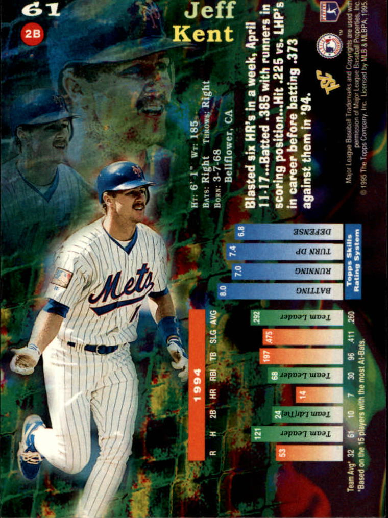 B6075- 1995 Stadium Club First Day Issue BB 1-200 -You Pick- 15+ FREE US SHIP