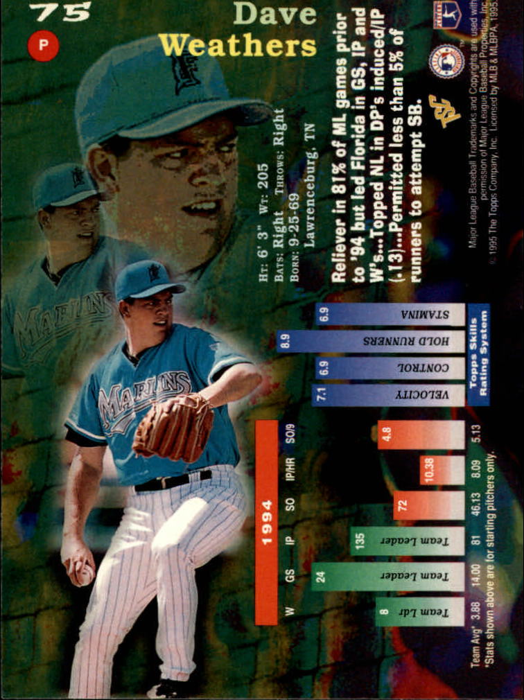 B6075- 1995 Stadium Club First Day Issue BB 1-200 -You Pick- 15+ FREE US SHIP