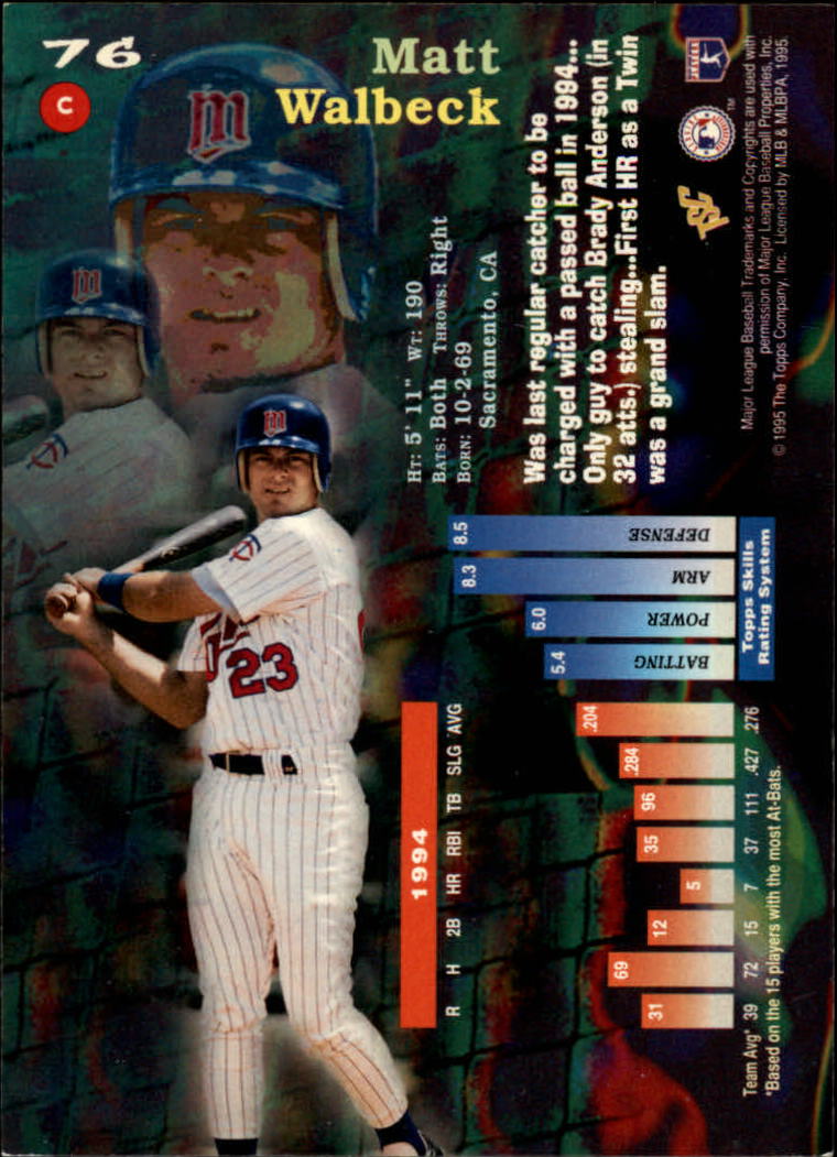 B6075- 1995 Stadium Club First Day Issue BB 1-200 -You Pick- 15+ FREE US SHIP