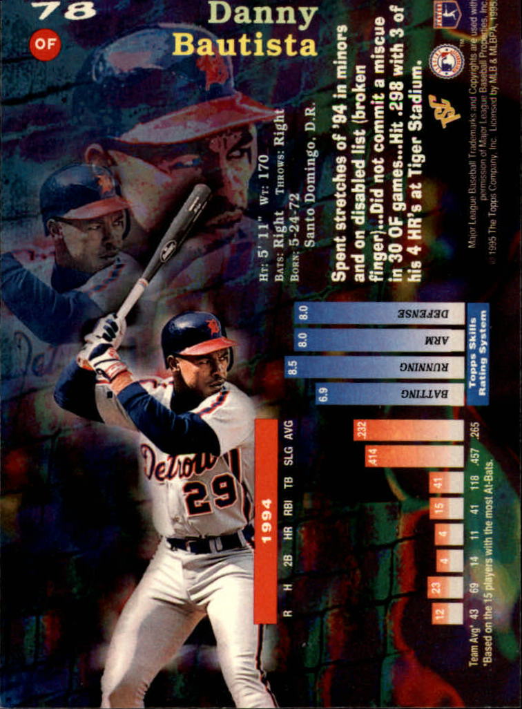 B6075- 1995 Stadium Club First Day Issue BB 1-200 -You Pick- 15+ FREE US SHIP