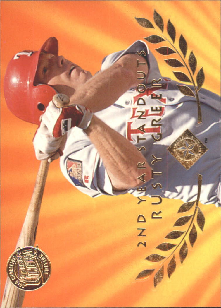 1995 Ultra Second Year Standouts Gold Medallion #3 Rusty Greer