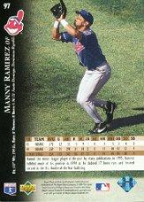 1995 Upper Deck #97 Manny Ramirez back image