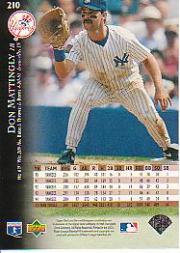 1995 Upper Deck Baseball Card Pick (Base) 1-260 - Picture 398 of 490