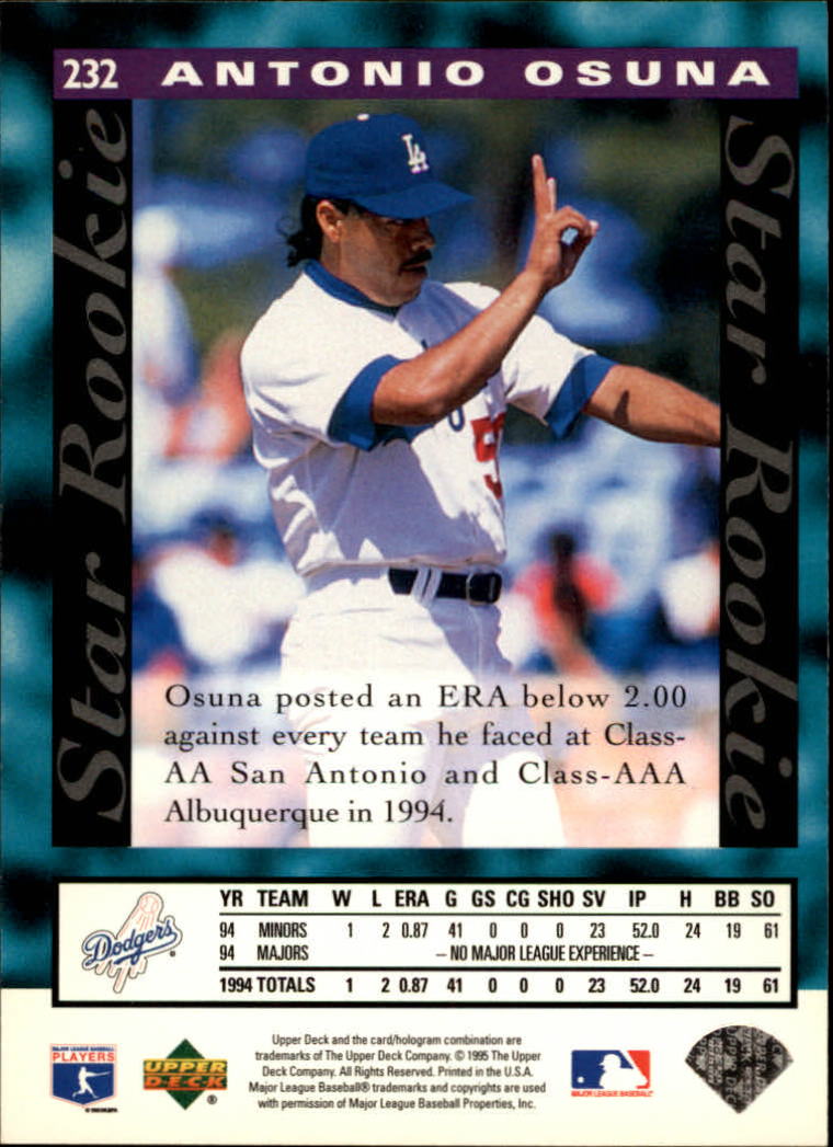 1995 Upper Deck Baseball Card Pick (Base) 1-260 - Picture 438 of 490