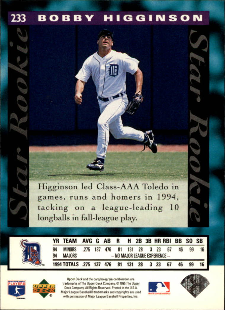 1995 Upper Deck Baseball Card Pick (Base) 1-260 - Picture 440 of 490