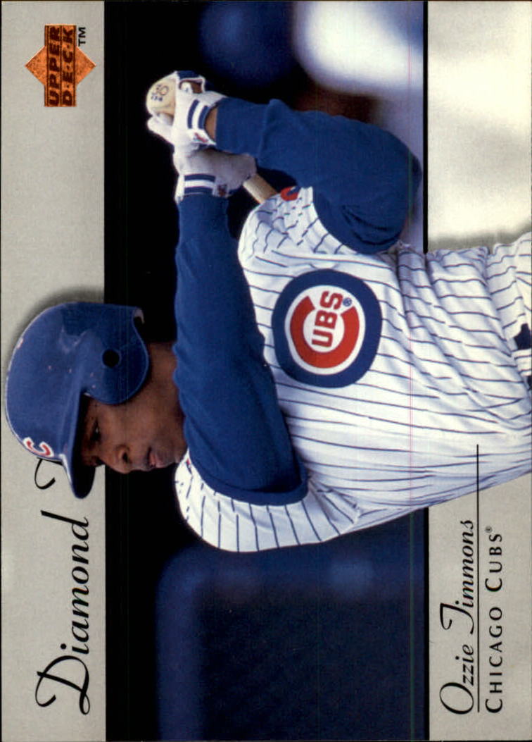 Ozzie Timmons autographed baseball card (Chicago Cubs) 1995