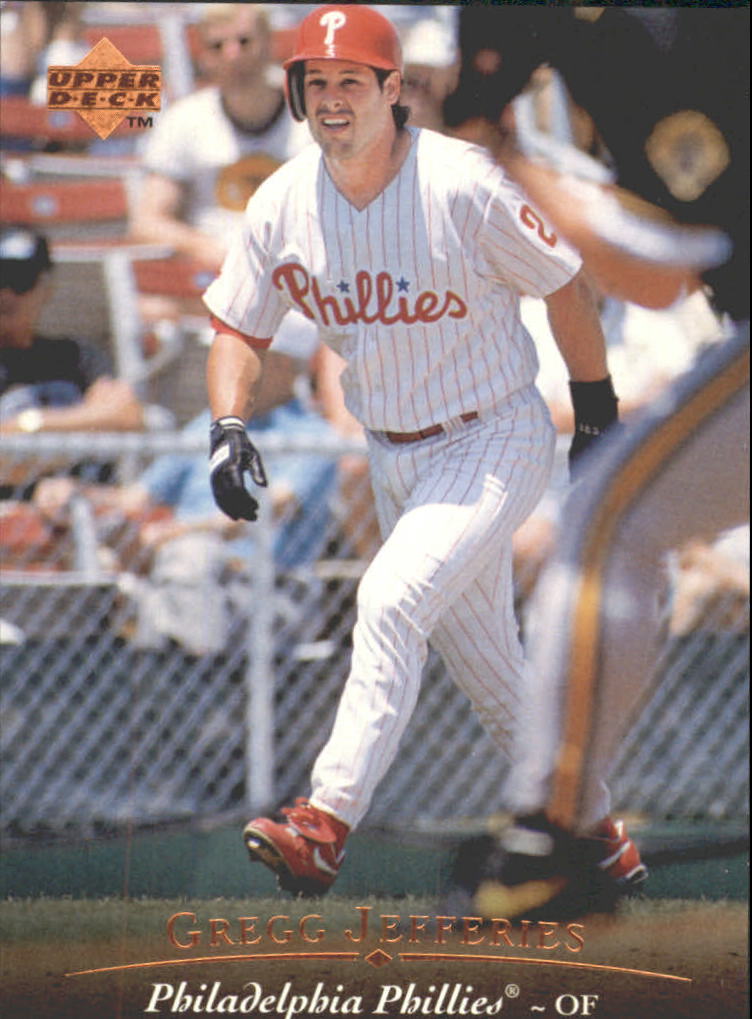Gregg Jefferies autographed baseball card (New York Mets) 1988 Fleer #137  Rookie