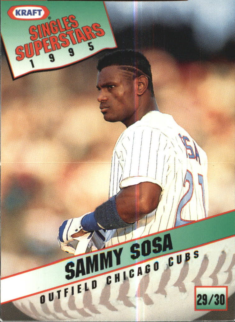 1995 Kraft #29 Sammy Sosa