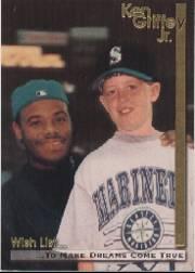 1995 Megacards Griffey Jr. Wish List #3 KG Wishes: To play/with Dad