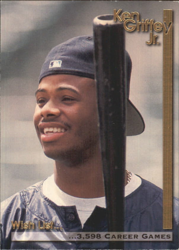 1995 Megacards Griffey Jr. Wish List #17 Projected Career Games