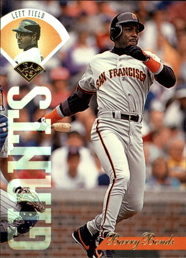 1995 Leaf Great Gloves #3 Barry Bonds - NM-MT